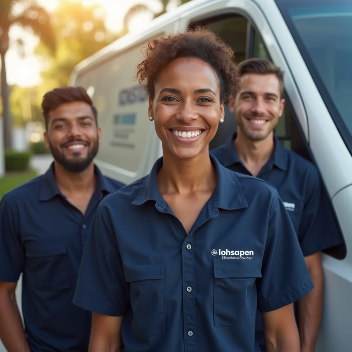 Friendly Lifetime Moving team of diverse moving professionals in Miramar Florida